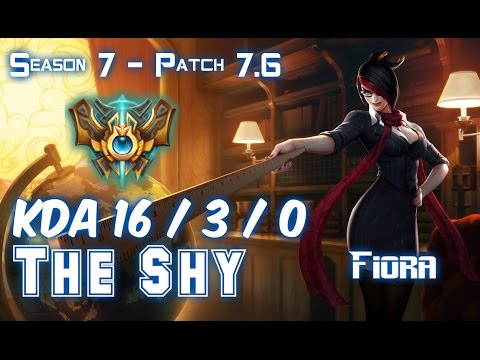 The Shy FIORA vs CAMILLE Top - Patch 7.6 KR Ranked