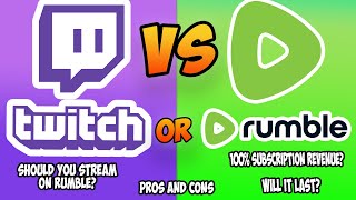 Should You Stream on Rumble? Rumble vs Twitch - Pros and Cons thumbnail