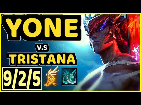 DEUS (YONE) vs TRISTANA - 9/2/5 KDA MID CHALLENGER GAMEPLAY - NA