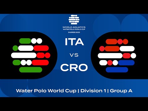 LIVE | Italy vs Croatia | Water Polo World Cup 2023 | Group A