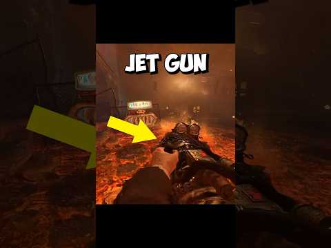 Jet Gun on ROUND 50 vs ROUND 100 in CoD Zombies! 💥 #shorts #gaming