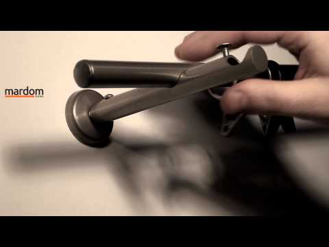 Montaż karnisza na jeden kołek