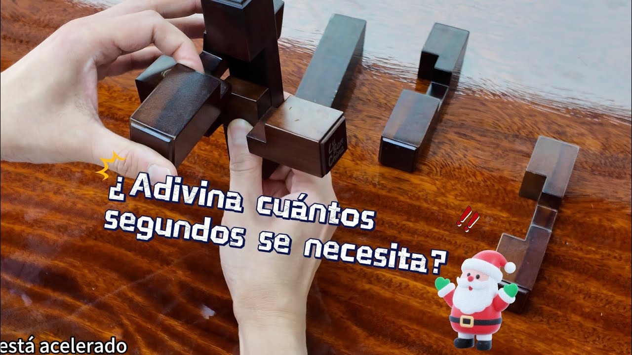 ¿En cuántos segundos o minutos puedes armar esta cerradura?