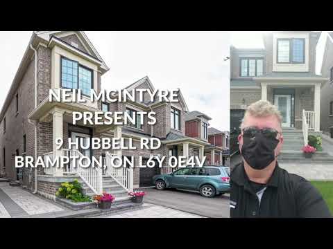 9 Hubbell Rd, Brampton, ON L6Y 0E4 Neil McIntyre Your Home Sold Guaranteed Absolutely Gorgeous Semi