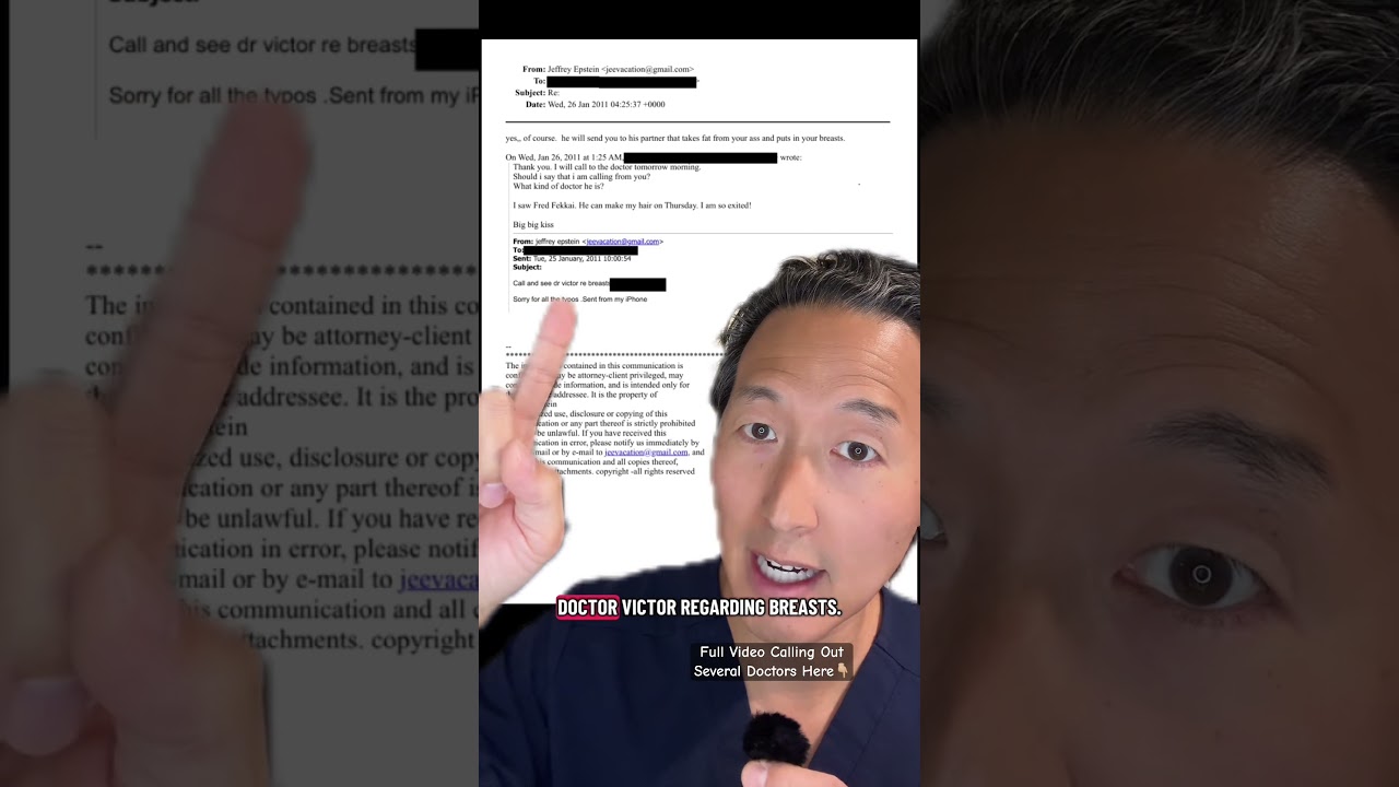 Calling Out Another Physician in the Epstein Files!