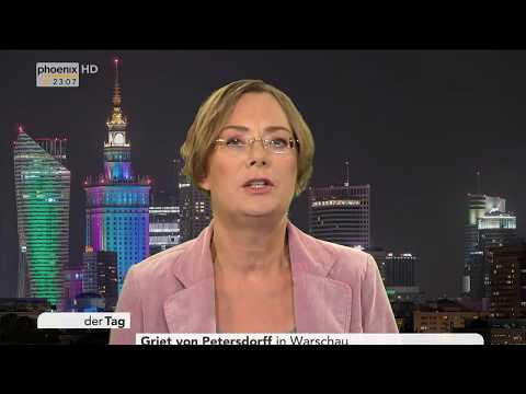 Trump in Polen: Schaltgespräch mit Griet von Petersdorff am 05.07.17