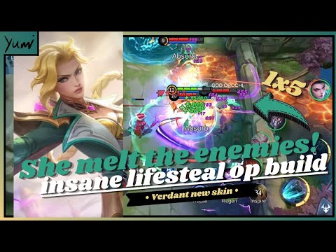 Silvanna SAVAGE!! Carry the team with the new emblem and build! Verdant new skin 🌿 | Mobile Legends