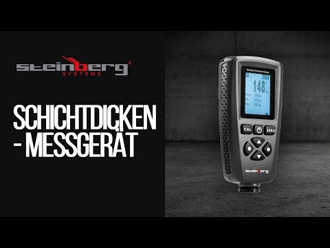 Video - Schichtdickenmessgerät - Messbereich: 0 - 1.400µm - ±2,5% + 1μm