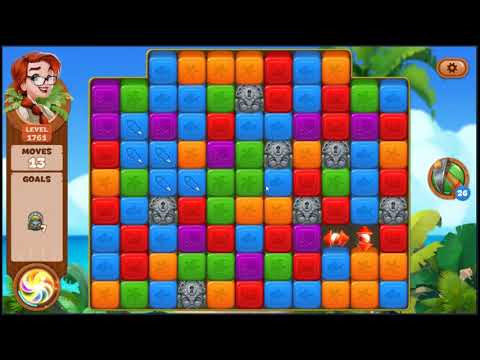 Lost Island Blast Adventure Level 1761 - NO BOOSTERS 🏝️ | SKILLGAMING ✔️