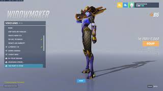 Overwatch Widowmaker French voice lines 2020