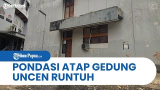 Jayapura Diguncang Gempa 5,4 M, Pondasi Atap Gedung Pascasarjana Uncen Runtuh