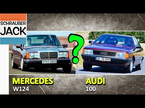 Mercedes W124 vs. Audi 100 C3