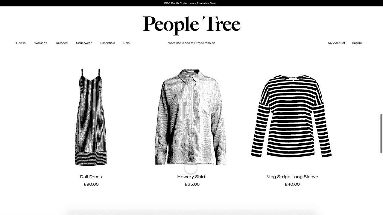 People Tree Website Redesign - Digital Sustainability