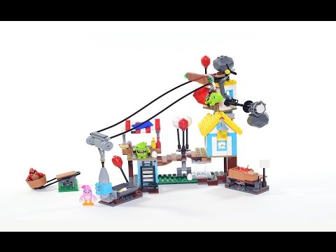 Vidéo LEGO Angry Birds 75824 : La démolition de cochon ville