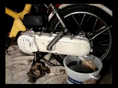 Honda Express moped kick start conversion