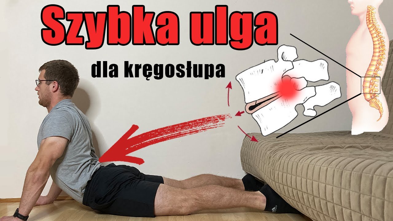 Przepuklina, rwa kulszowa, ból kręgosłupa lędźwiowego - ĆWICZENIA