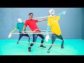 We Made Copy Cat Puppets नकलची कठपुतली Try Not To Laugh Challenge