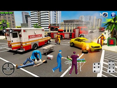 Police Ambulance Rescue Driving - 911 Emergency Simulator #10 - Rescue Games - Android Gameplay