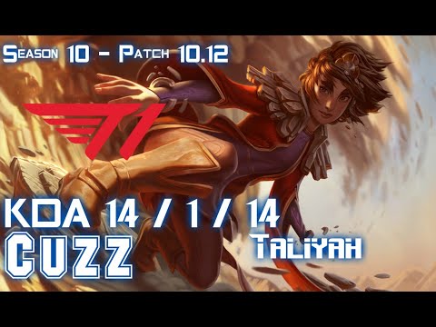 T1 Cuzz TALIYAH vs TRUNDLE Jungle - Patch 10.12 KR Ranked