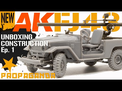 NEW kit, FJ43 from AK. Ep  1. Unboxing and Construction.