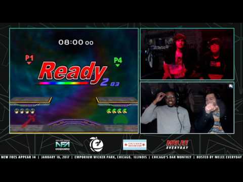 NFA 14 - ME | Flashburn (Luigi) vs. King Fedora (Marth) - SSBM - Winners R3