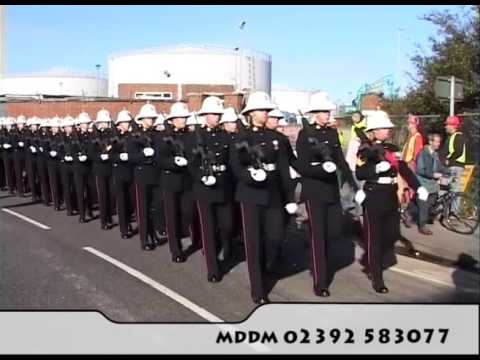 Royal Marines receive the Freedom of the town in Gosport 2005