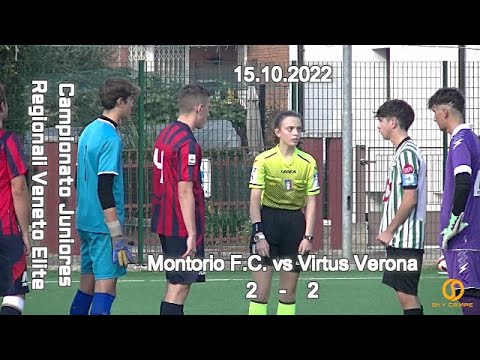 CAMPIONATO REGIONALE JUNIORES U19 ELITE VENETO – MONTORIO FC vs VIRTUS VERONA – 15.10.2022
