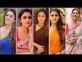 Actress Nayantara Cute And Hot Saree Photoshoot Compilation