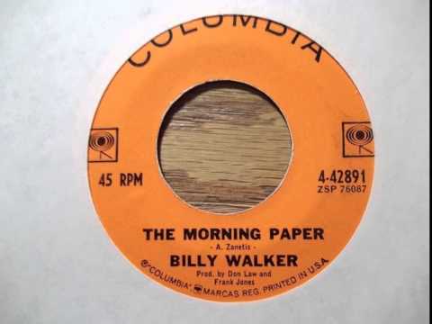Billy Walker ~ The Morning Paper