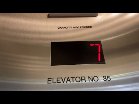AMAZING & FAST Otis Series M4 traction scenic elevators @ Water Tower Place Downtown Chicago, IL