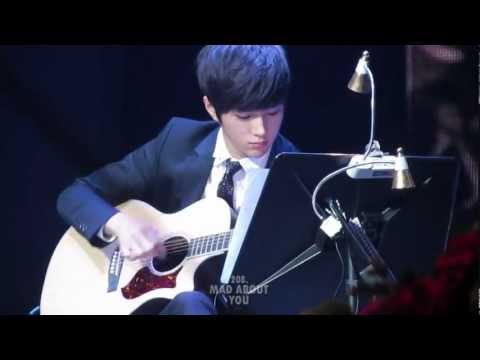 [fancam] 121228 KBS 가요대축제 아이돌 슈퍼밴드 L 명수