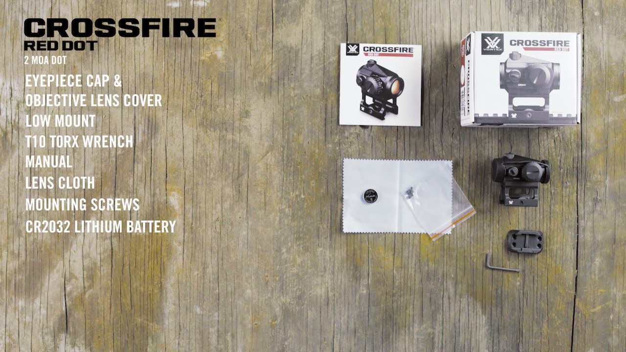 Приціл коліматорний Vortex Crossfire Red Dot (CF-RD2)