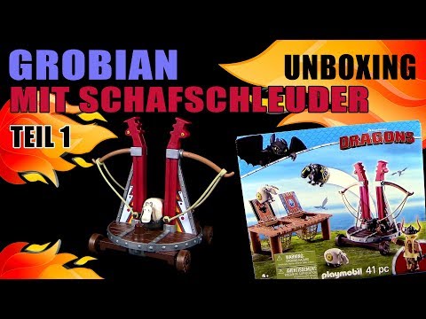 Playmobil ® Dragons - Grobian mit Schafschleuder - Teil 1 - Unboxing & Review