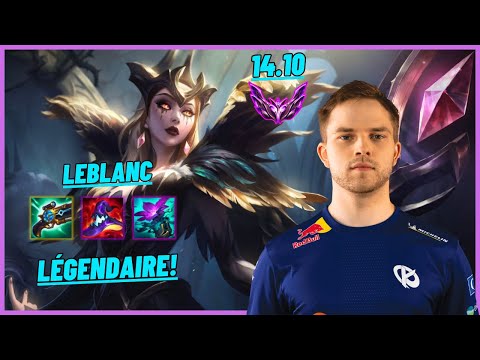 KCB ABBEDAGGE: LEBLANC VS RYZE (MID) DOUBLE KILL, LÉGENDAIRE - EUW MASTER - PATCH 14.10