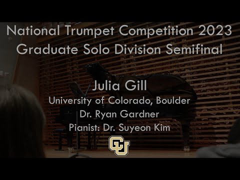 National Trumpet Competition 2023 Graduate Solo Division Semifinal - Peskin Concerto No 2 Julia Gill