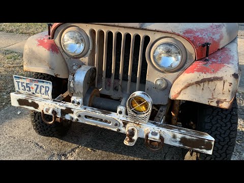 FINISHED! PART 3 WILLYS CJ5 VINTAGE WINCH BUMPER BUILD | Classic Farm Jeep Bumper