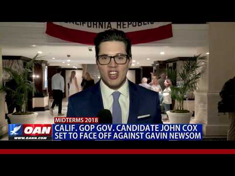 Calif. GOP Gov. Candidate John Cox Set to Face Off Against Gavin Newsom