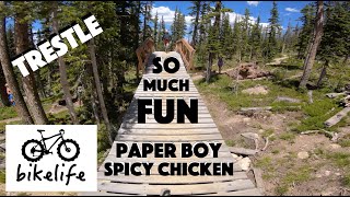 Spicy Chicken and Paper Boy at Trestle