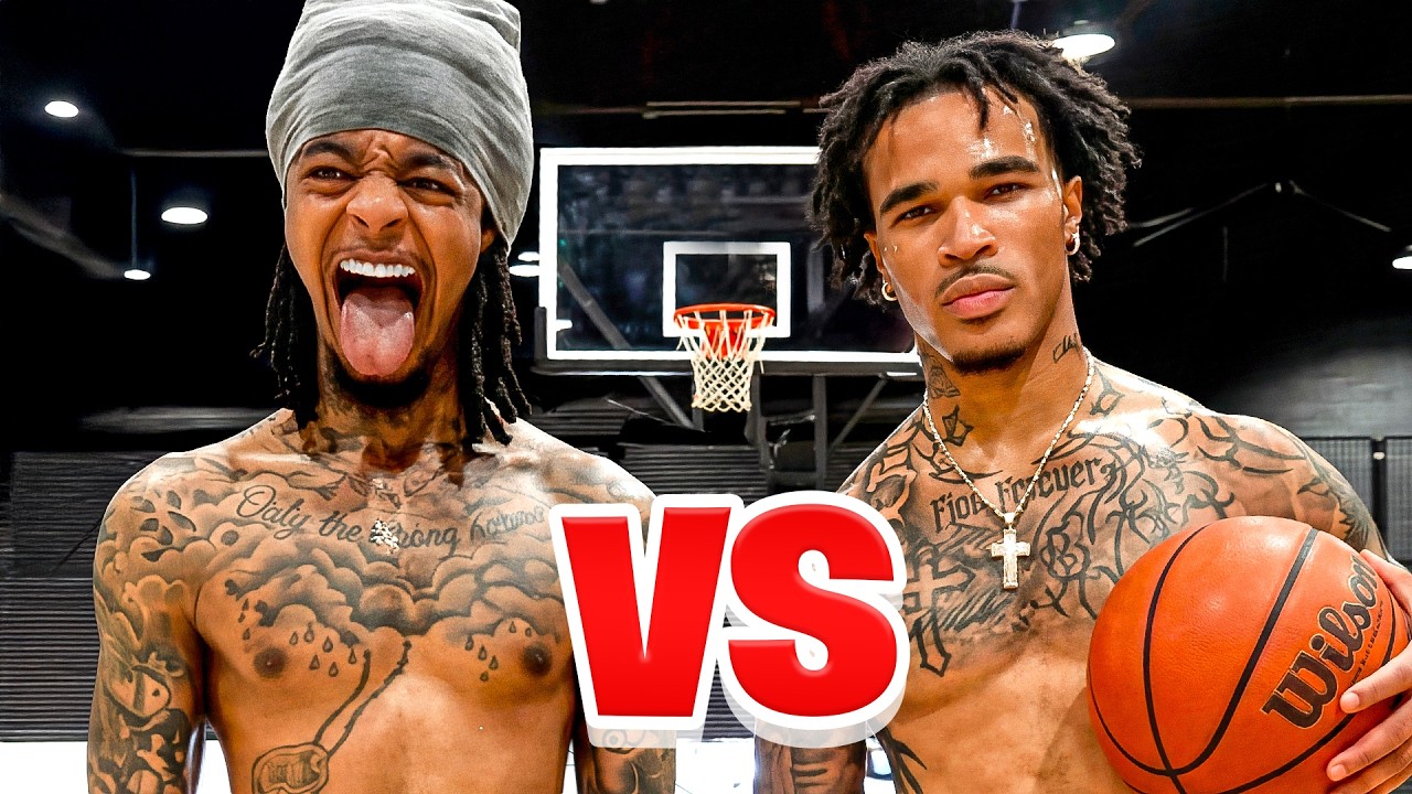 Plaqueboymax vs Flight 1v1 Basketball!