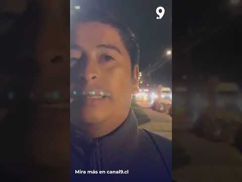 Choque contra poste en Chiguayante    conductor acusa obras por angostamiento de calzada