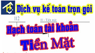 Sơ đồ kế toán tiền mặt tài khoản 111 - Dịch vụ kế toán - Đại lý thuế Hưng Cát Lợi