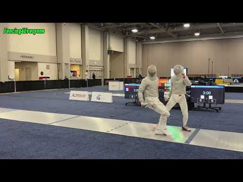 T256 SMS 🔹128 MARUELLE Francois 🇫🇷 vs 🔸129 EICHHORN Lukas 🇵🇪 - Absolute Fencing Sabre World Cup 2026