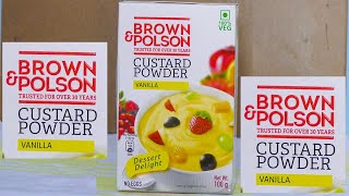 Brown & Polson Vanilla Custard Powder