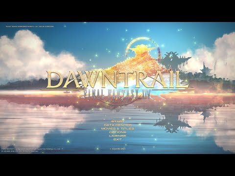 Dawntrail Title Screen | Final Fantasy XIV