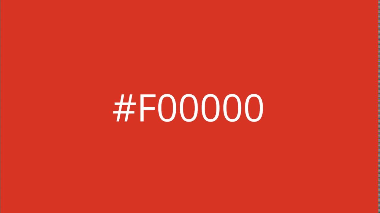 How Hexadecimal Colors Work