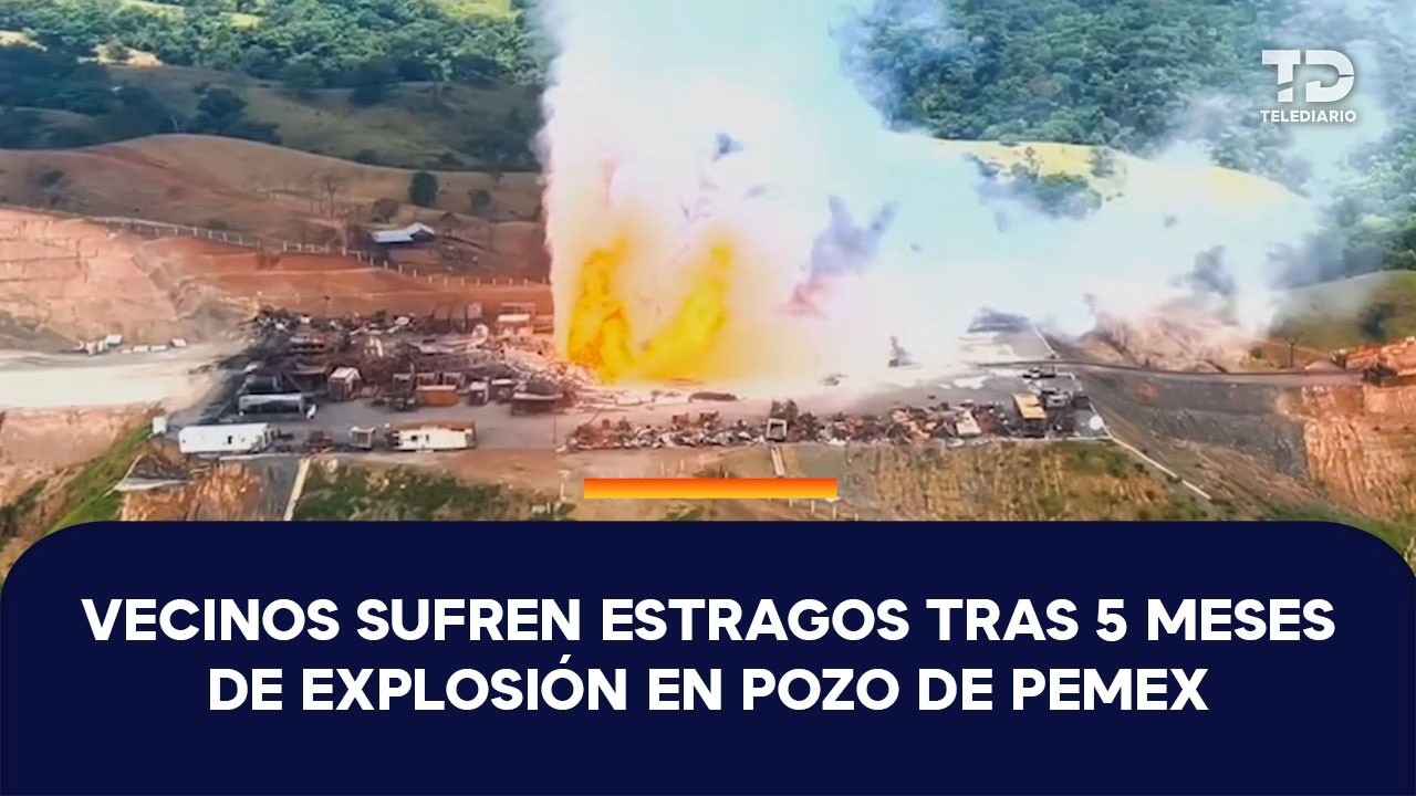 Reportan afectaciones por explosión del pozo Krem-1, en Las Choapas, Veracruz