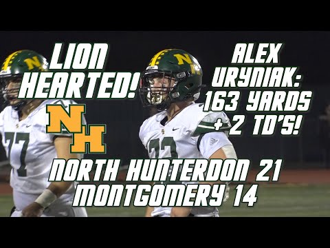 North Hunterdon 21 Montgomery 14 | Week 6 Football Highlights | Alex Uryniak: 2 TD's!