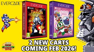 Evercade Carts Revealed For Feb 2026 - The Turrican Collection & Taito Arcade 3!