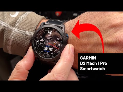 Garmin D2 Mach 1 Pro - new smartwatch for pilots (hands-on review)