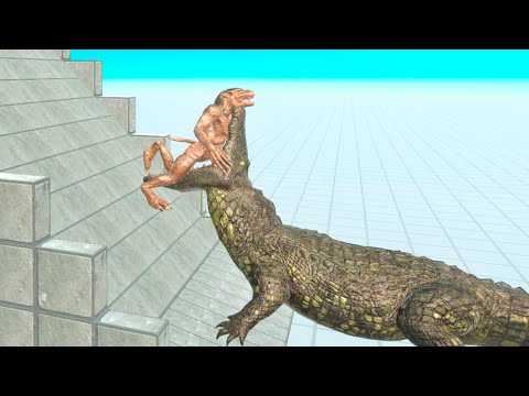 SLIDE TO PURUSSAURUS JAW | Animal Revolt Battle Simulator